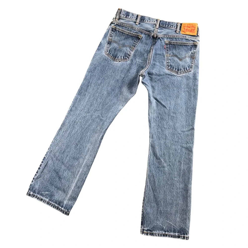 Levis 517 Y2K Bootcut Jeans Men 36x30 Western Workwear‎ Distressed Dad Denim